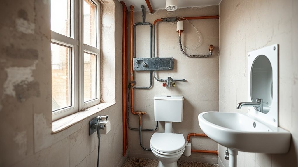 Bathroom Plumbing and Electrics in Mayfair